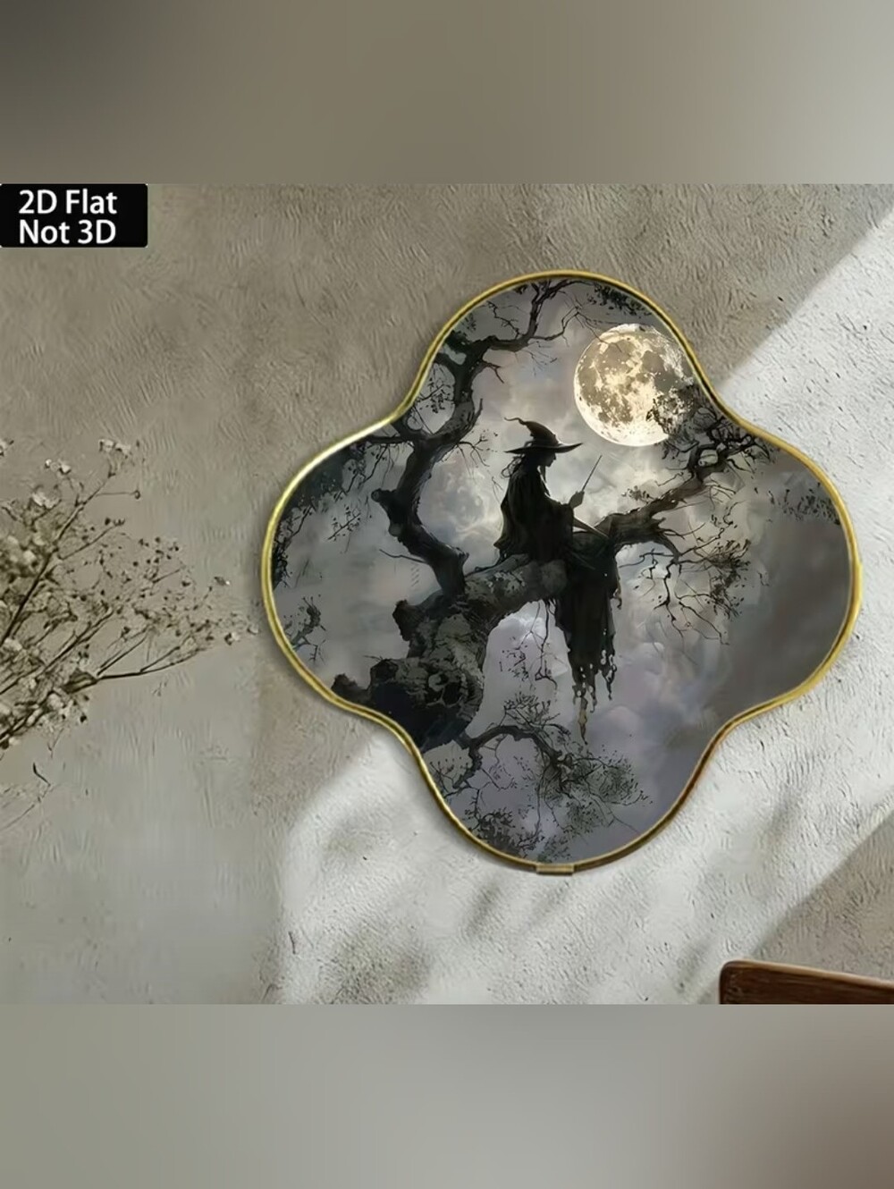 Mystic Moon Witch Wall Art
